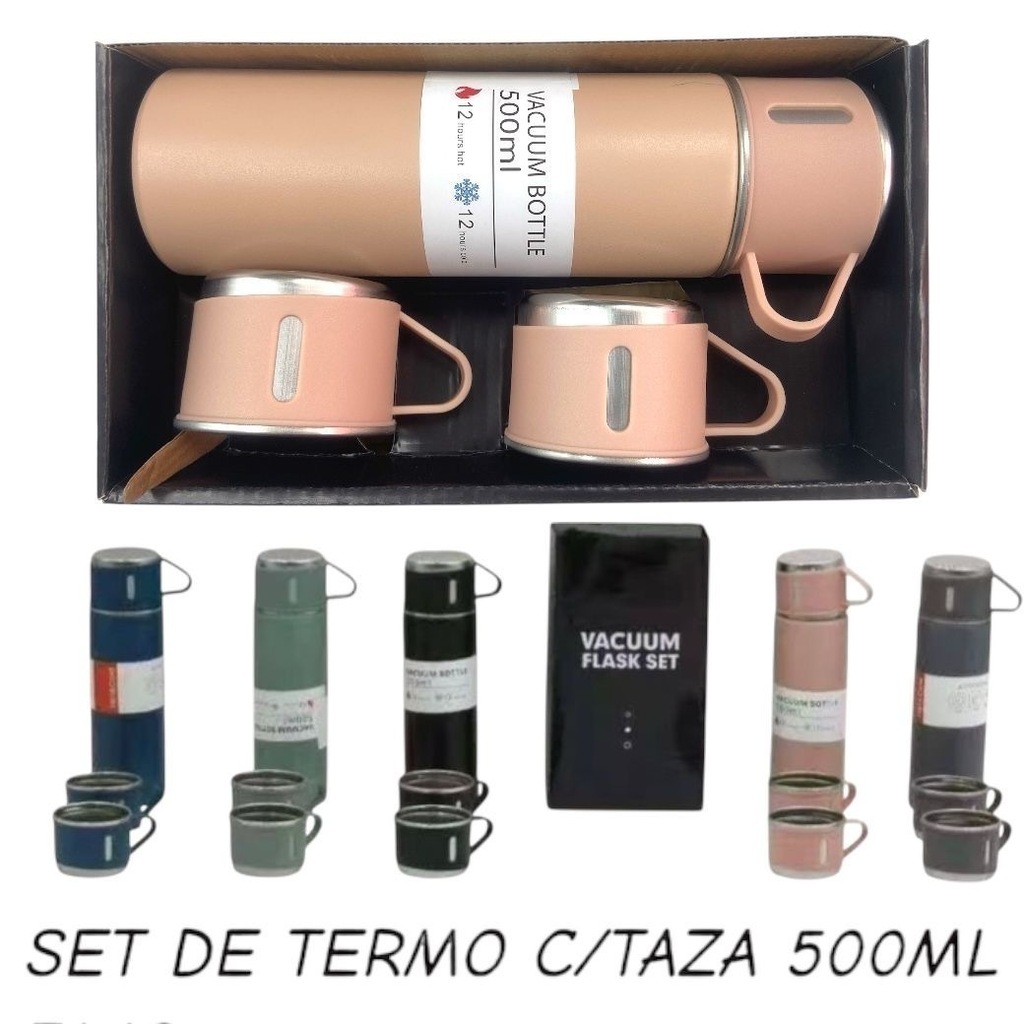 Set termo con taza 500 ml Vacuum
