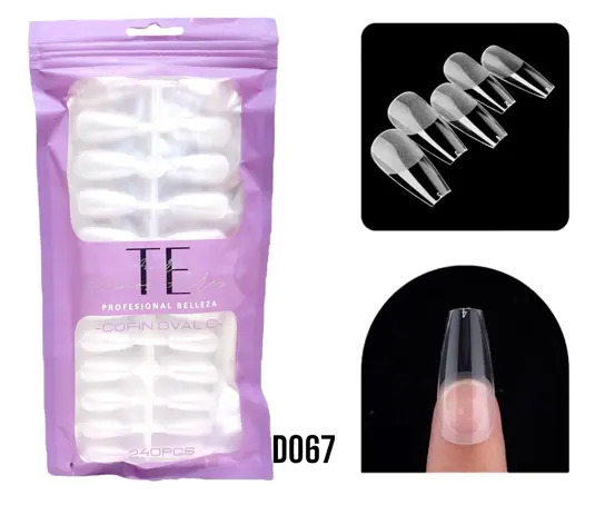 TIPS SOFT GEL （TE AMO BS AS) COFFIN OVAL C PRELIMADAS CD：