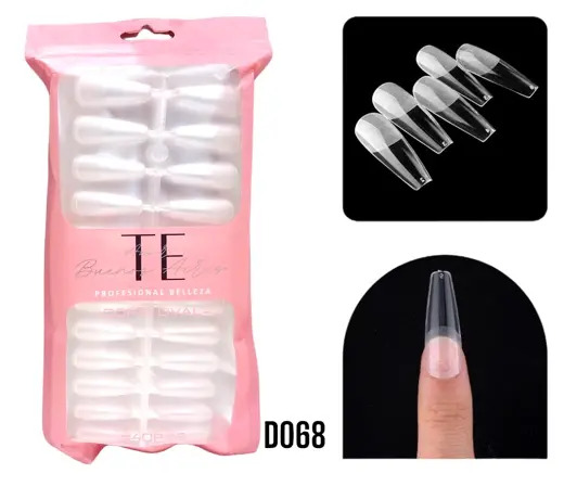 TIPS SOFT GEL （TE AMO BS AS) COFFIN OVAL PRELIMADAS CD：