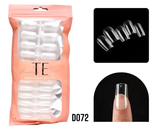 TIPS SOFT GEL （TE AMO BS AS) CUADRADA OVAL PRELIMADAS CD：