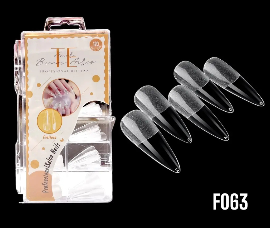 TIPS SOFT GEL （TE AMO BS AS) ESTILETO PRELIMADAS CD：