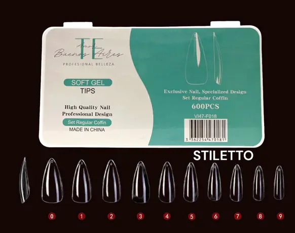 TIPS SOFT GEL （TE AMO BS AS) ESTILETOCD：