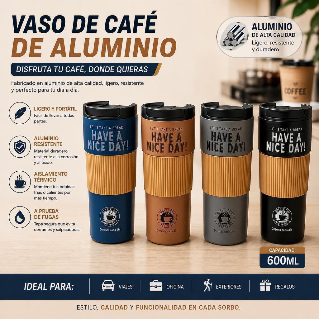 [PT-1315] Vaso térmico de acero 600ml 917288