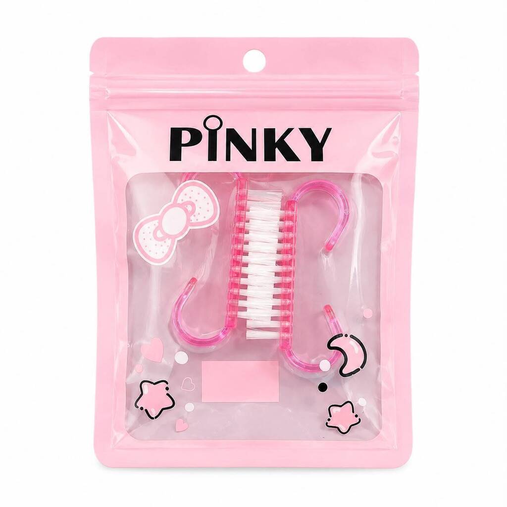 [PL-B022-49] Cepillo para uñas x2 PINKY