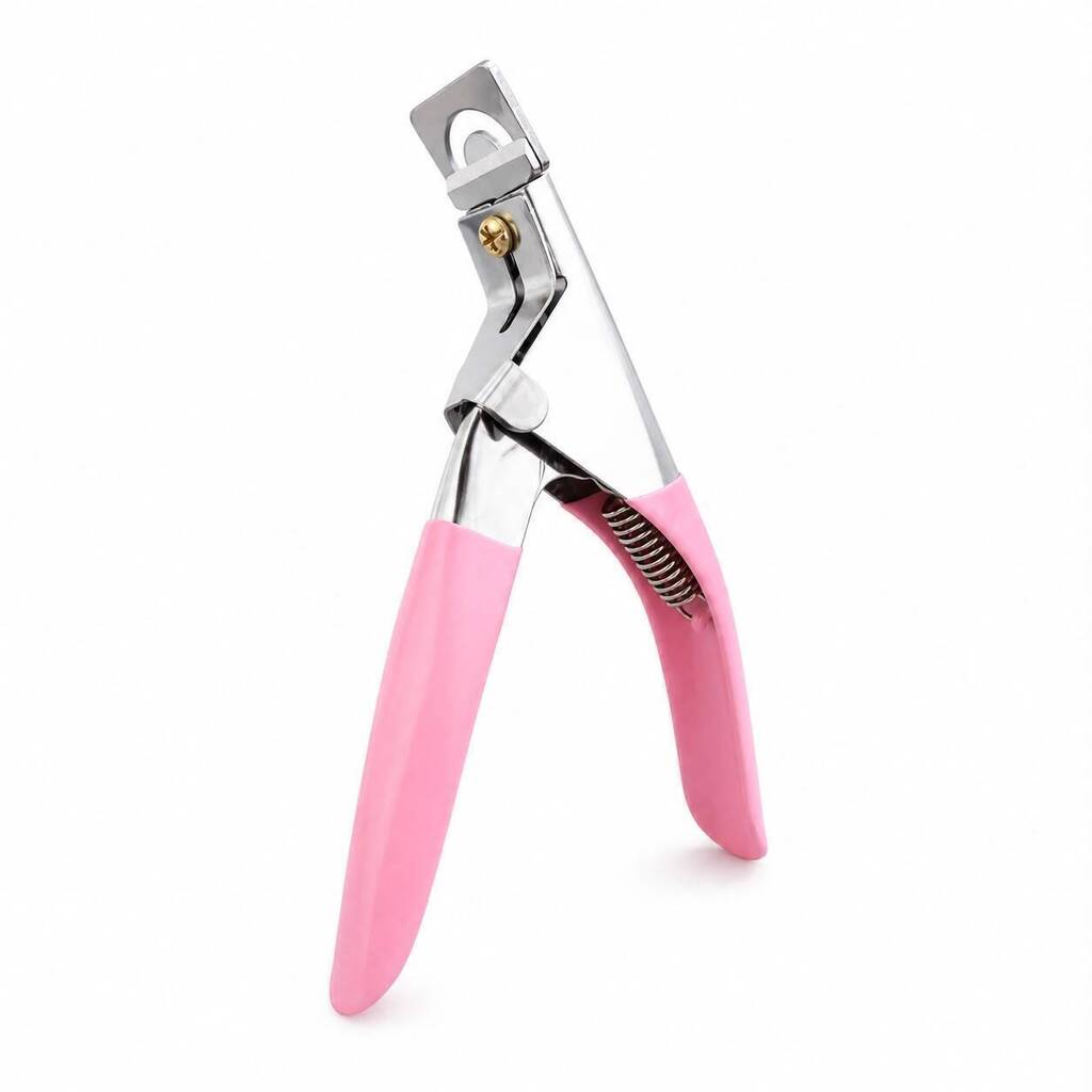 [PL-B022-52] Corta tips mango de plastico ROSA PINKY