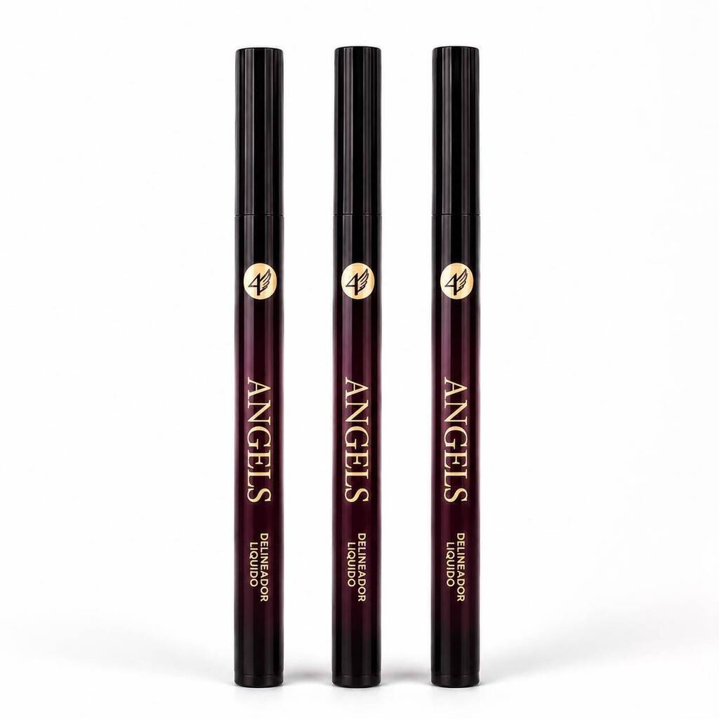 Delineador liquido en fibra negro 4 ANGELS