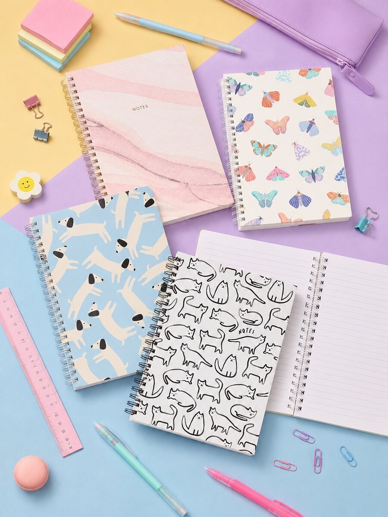 CUADERNO ANILLADO A5 C/U