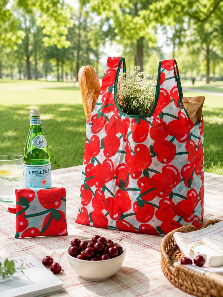 BOLSA DE COMPRAS PLEGABLE C/U