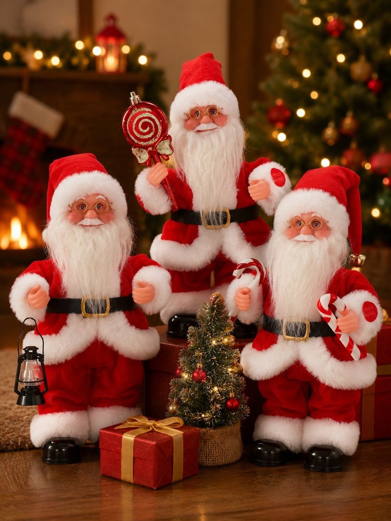 [PP- AH80498] ADORNO NAVIDAD PAPA NOEL C/U