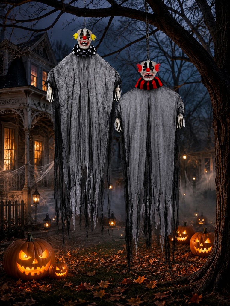 [PP- FB20372] ADORNO DE HALLOWEEN PAYASO C/U