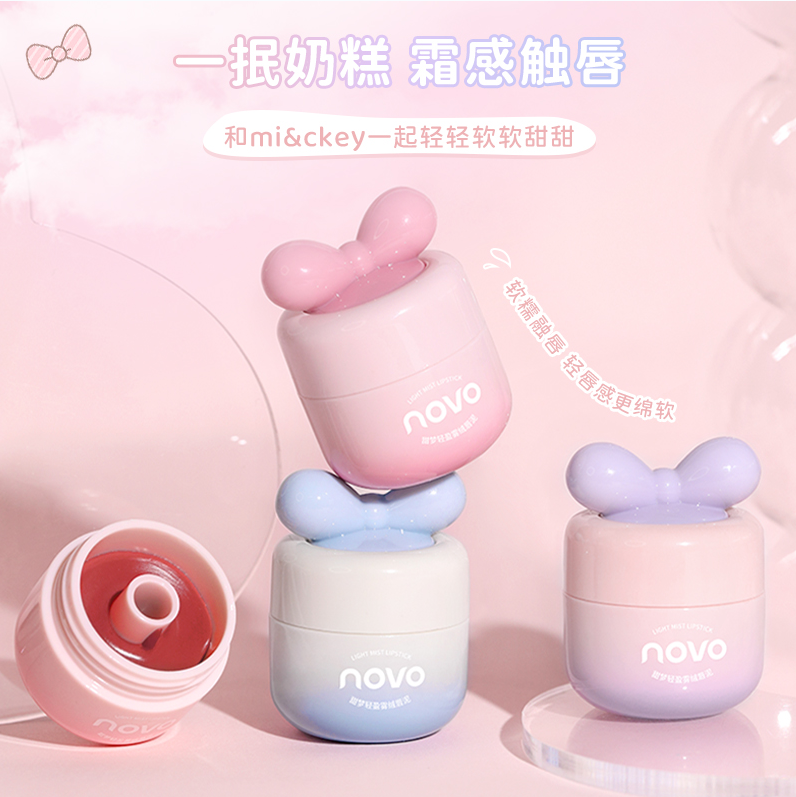 Novo labial moñitos cute matte