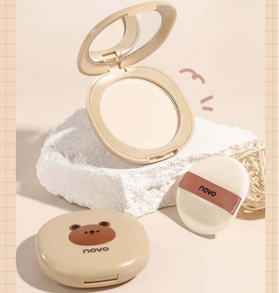 Polvo compacto sellante Osito efecto matte Novo