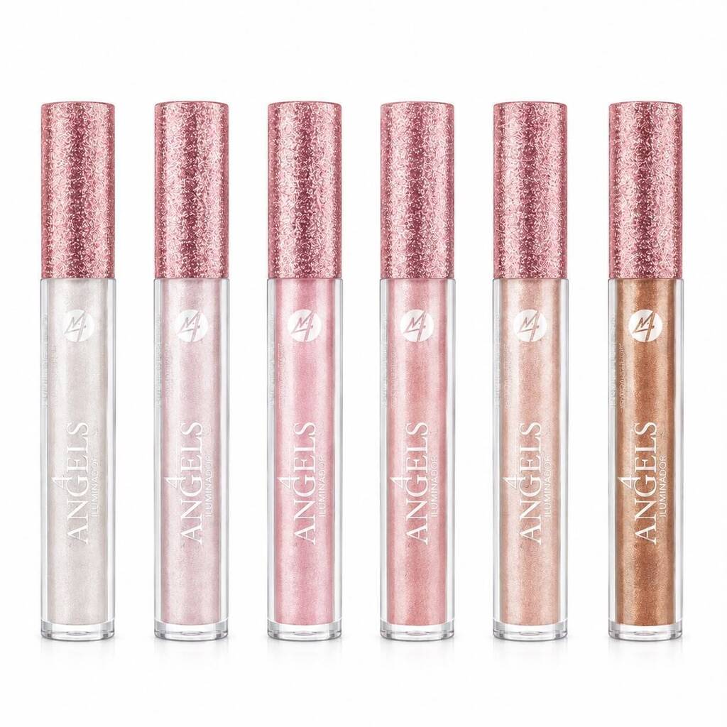 Iluminador liquido TAPA ROSA GLITTER 4ANGELS