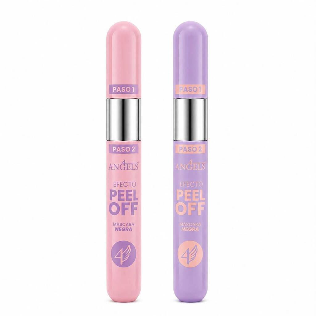 Mascara de pestañas 2 en 1 efecto PEEL OFF 4ANGELS