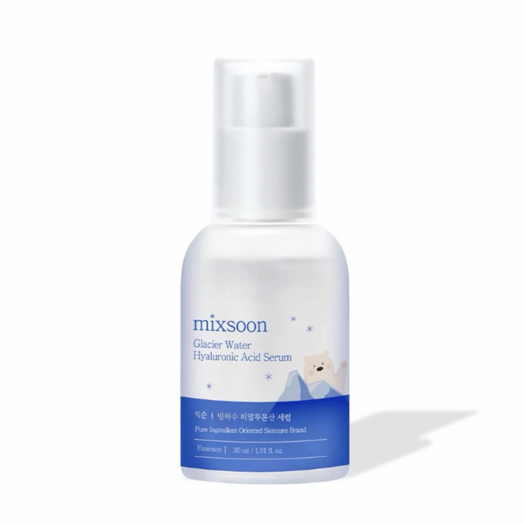 Glacier Water Hyaluronic Acid Serum facial 30ml Mixsoon ORIGINAL