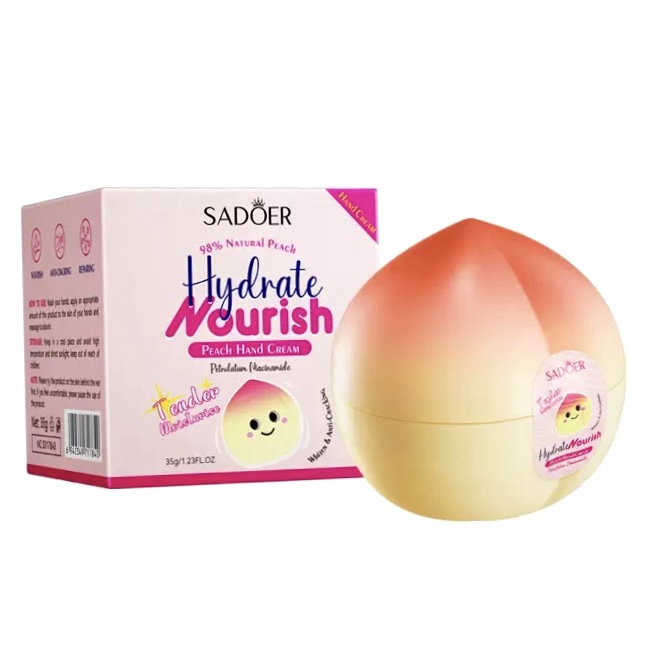 Crema de manos hidratante Durazno Sadoer