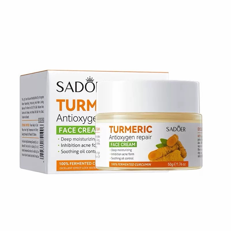 Crema facial extracto de Curcumas hidratante antioxidante 50g Sadoer