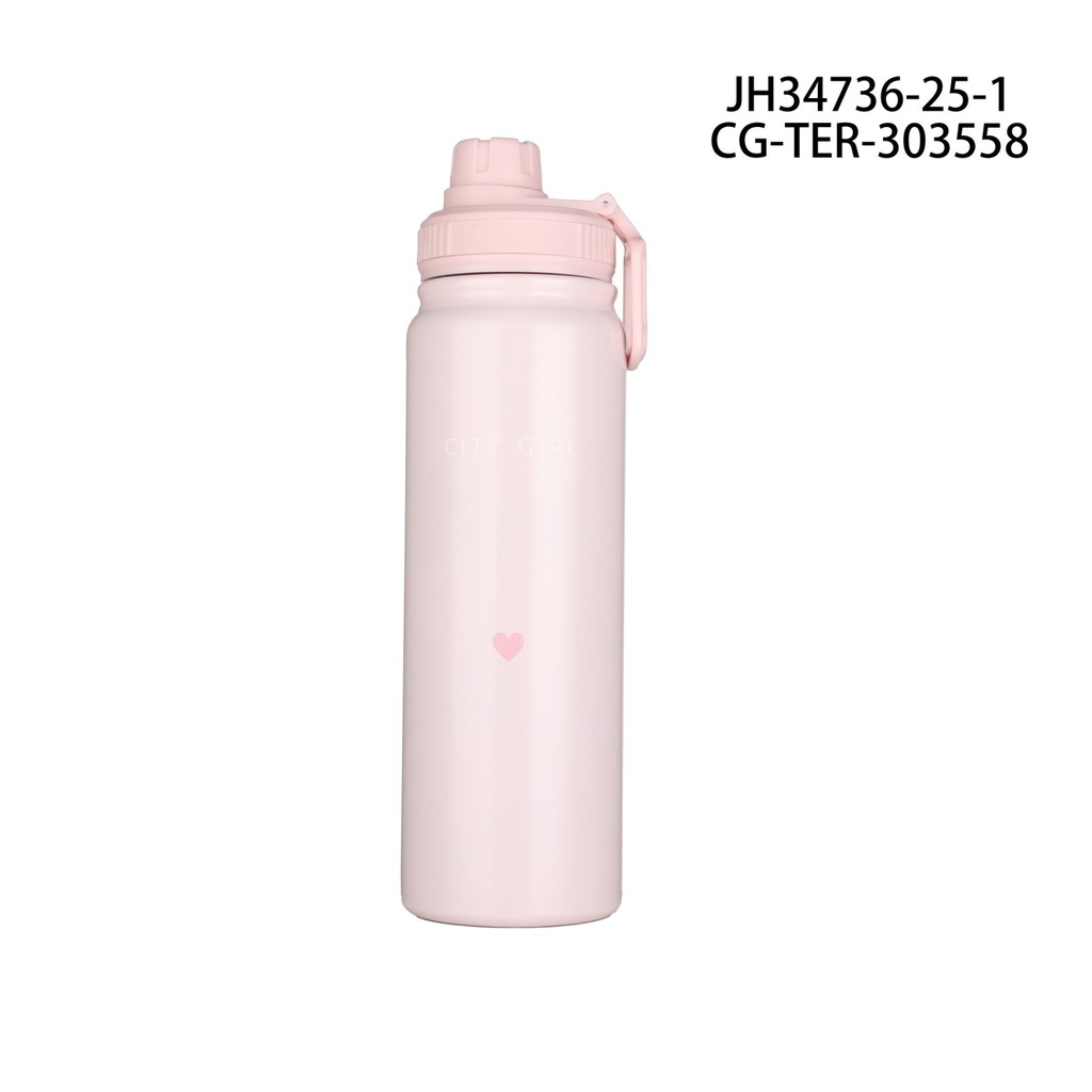 BOTELLA TERMO ROSA CITY GIRL – 750ML