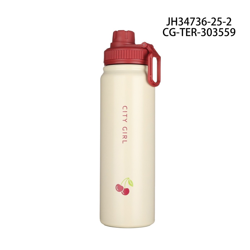 BOTELLA TERMO CEREZAS CITY GIRL – 750ML