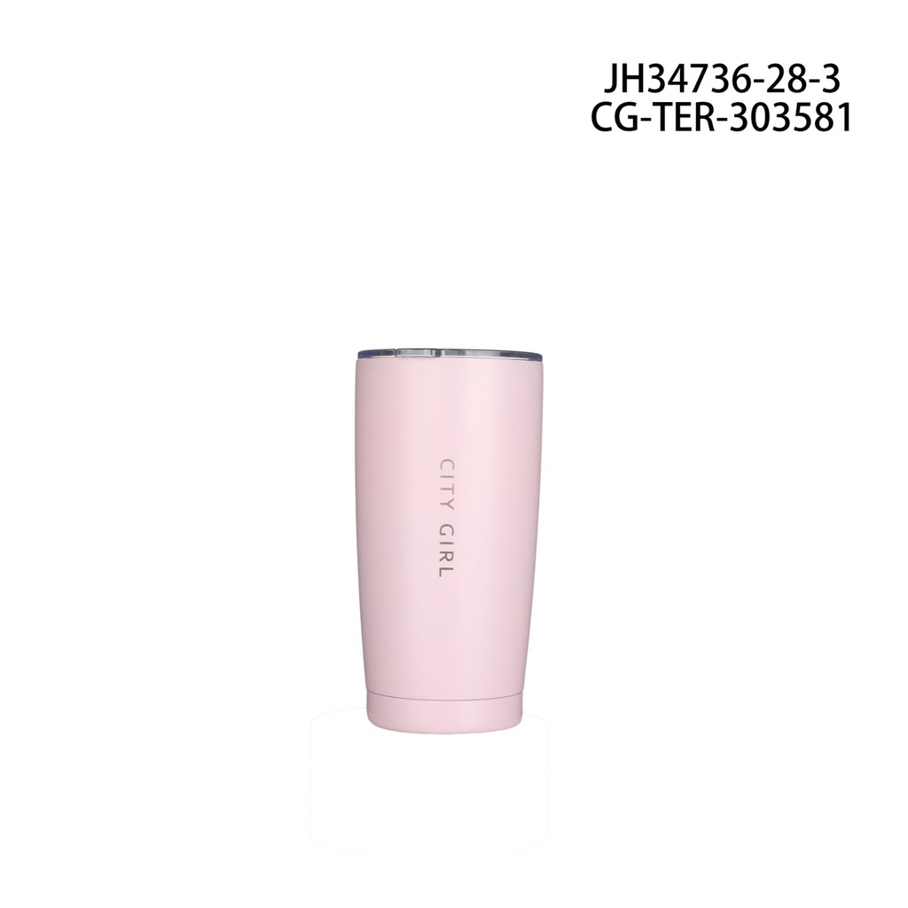 VASO TERMO ROSA CITY GIRL – 600ML
