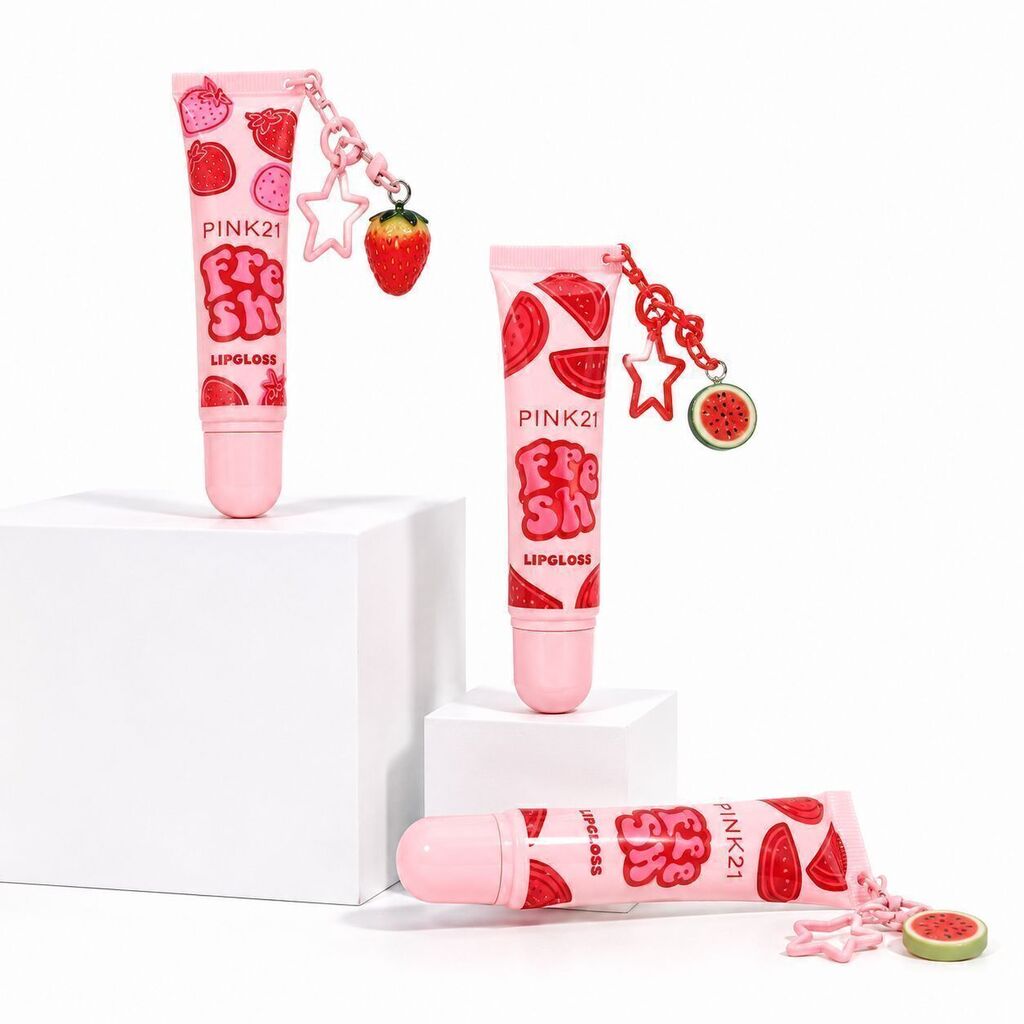 Lip gloss de color FRESH PINK 21
