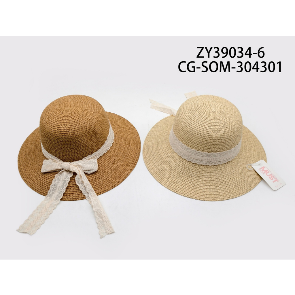 [PG-ZY39034-6] SOMBRERO LAZO ENCAJE CITY GIRL