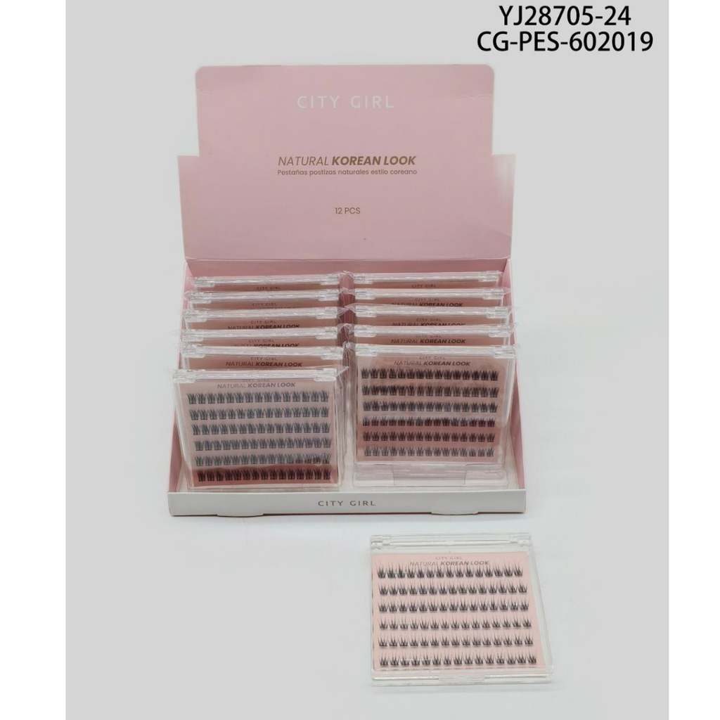 [PG-YJ28705-24] PESTAÑAS POSTIZAS ESTILO COREANO CITY GIRL