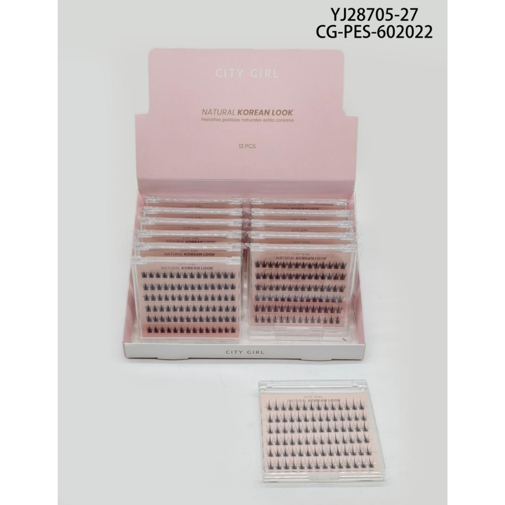 [PG-YJ28705-27] PESTAÑAS POSTIZAS ESTILO COREANO CITY GIRL