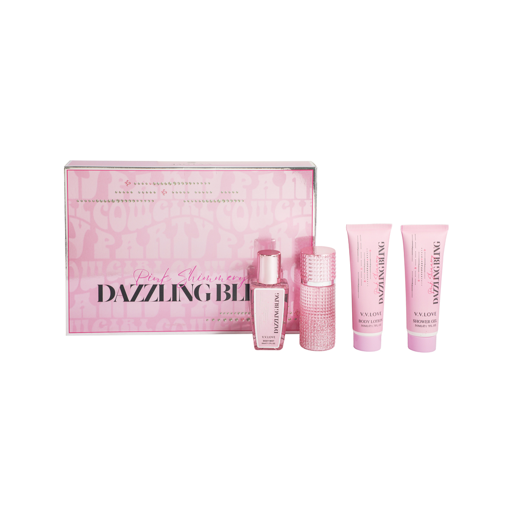 Kit de perfumes Pink shimmery dazzling bling