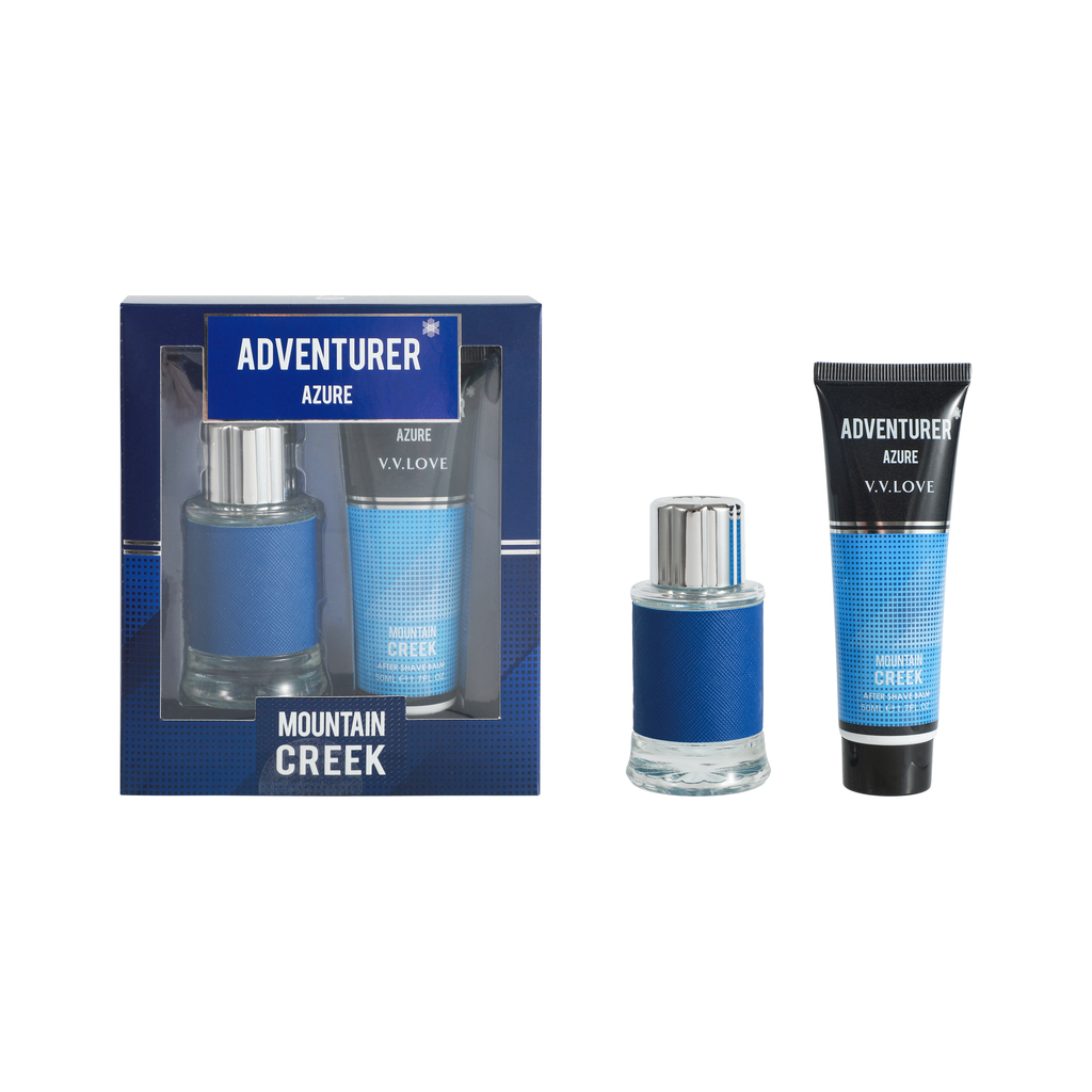 Set de perfume + crema Adventurer azure mountain creek