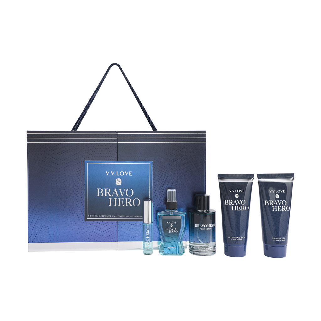 Set de perfume + crema Bravo hero