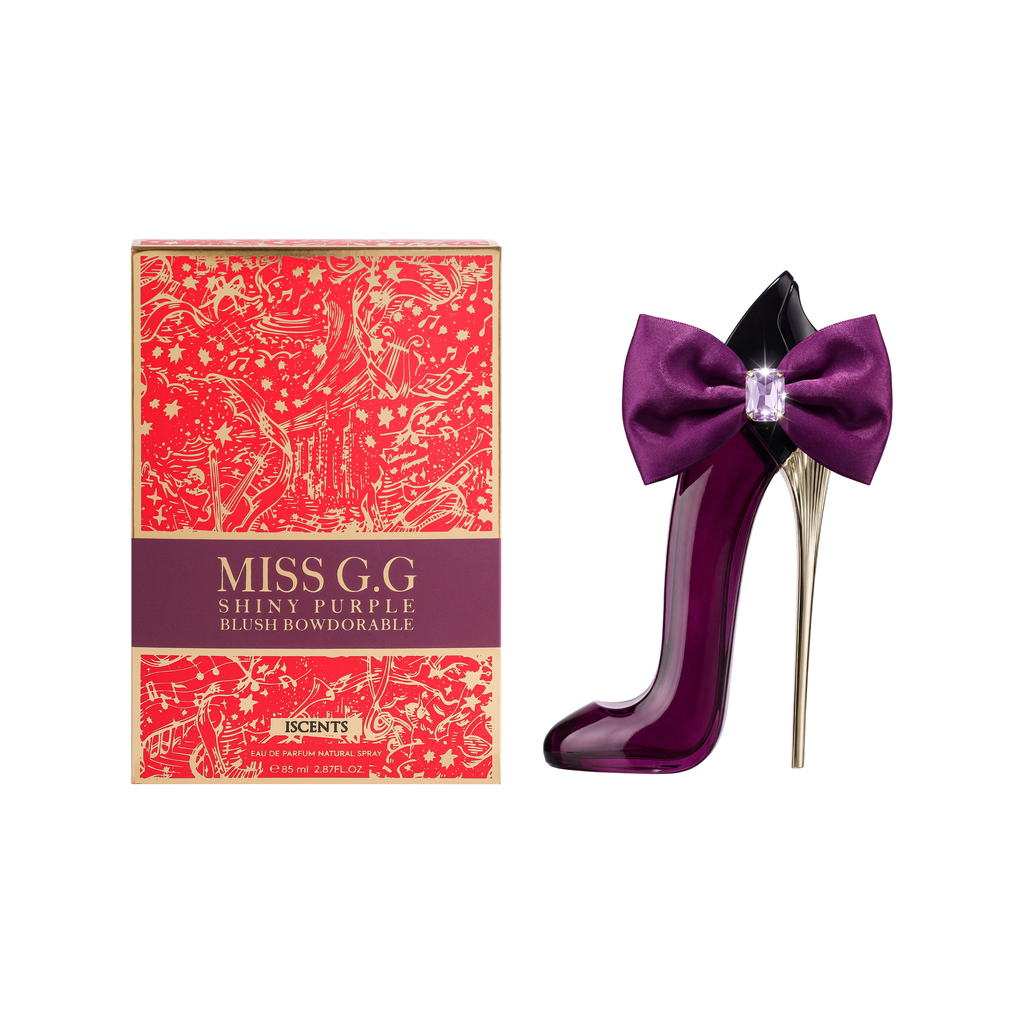 perfume fragancia Miss g.g shiny purple blush bowdorable