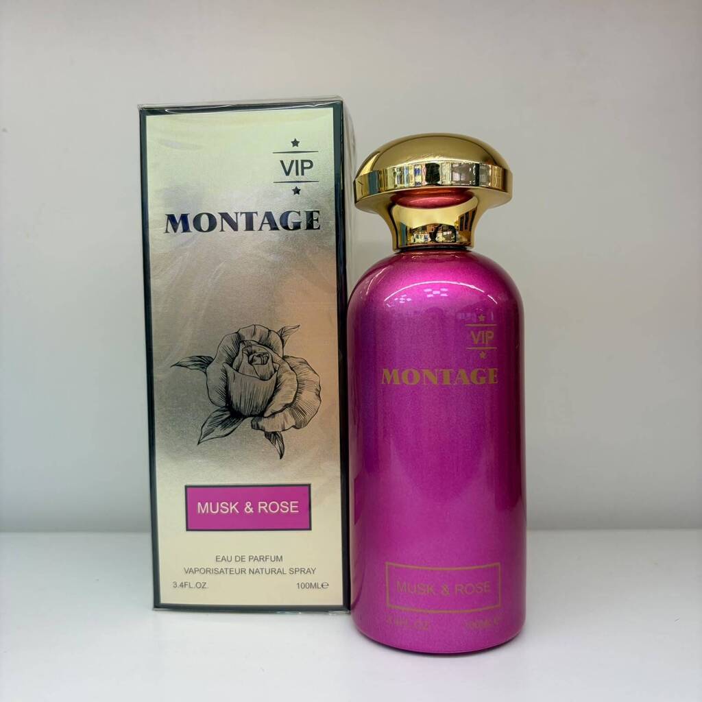 perfume fragancia Montage musk & rose 100ml