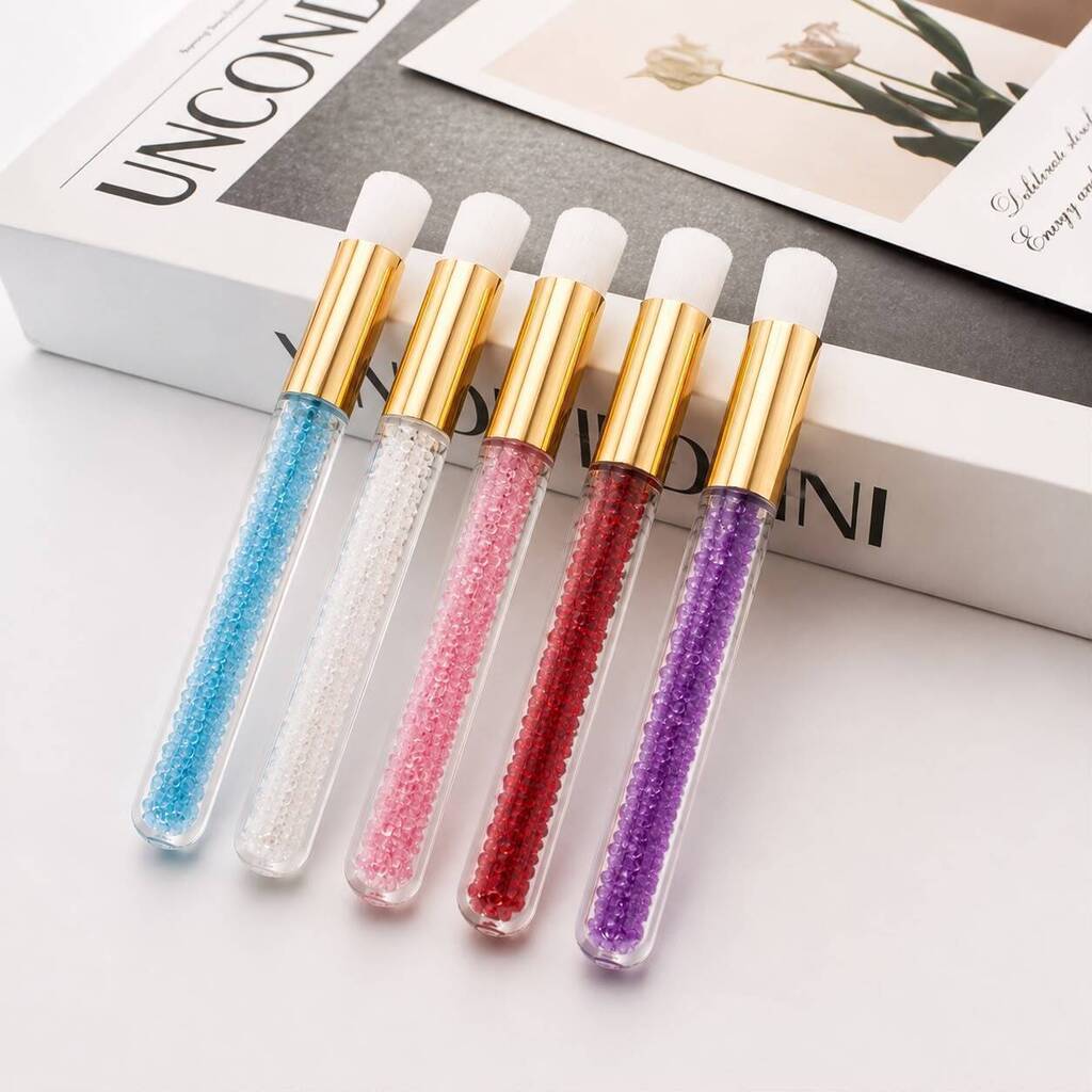 Brocha para pestañas GLITTER PUNTA REDONDA