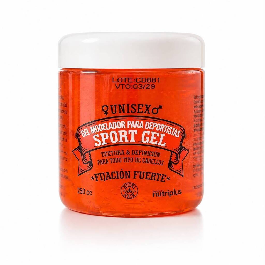 Gel para el pelo FIJACION FUERTE 250cc NUTRIPLUS