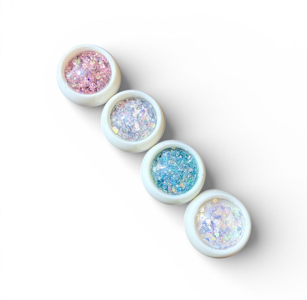 Glitter cola de sirena por unidad SURTIDO