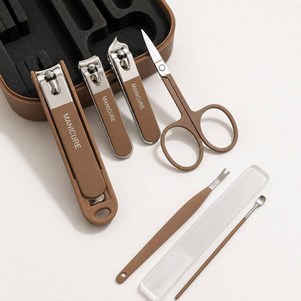 [PL-101384] Kit de manicura con estuche 8pcs ZJQ-7J
