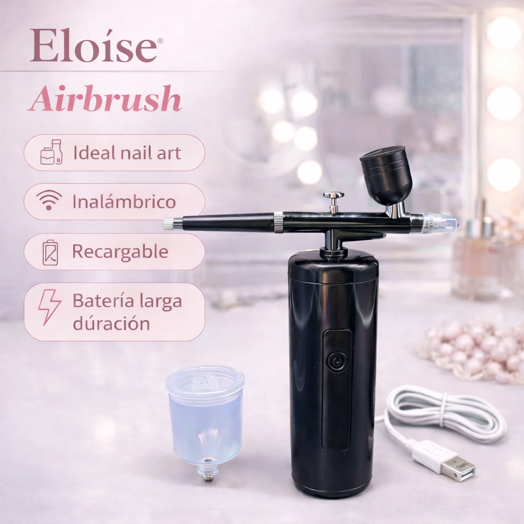 Aerografo portatil NEGRO ELOISE