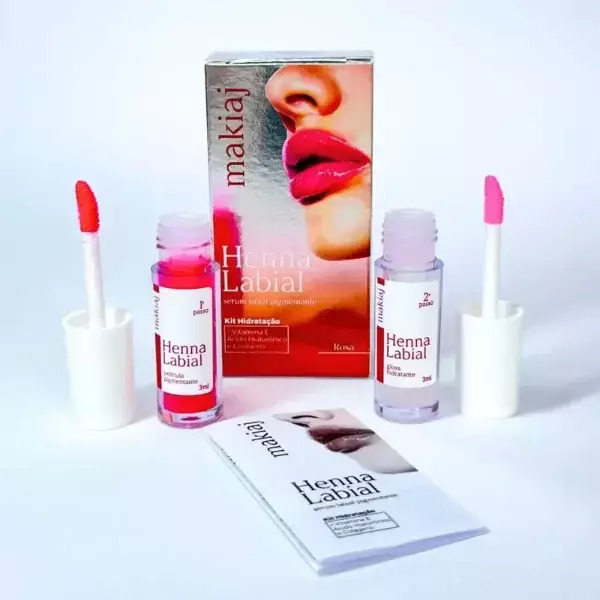 Labial makiaj tinte para labio con acido hialuronico HENNA