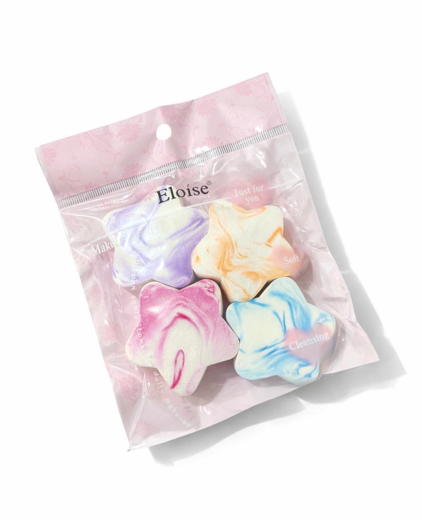 [PL-101773] Set de esponjas x4 ESTRELLAS MARMOL ELOISE