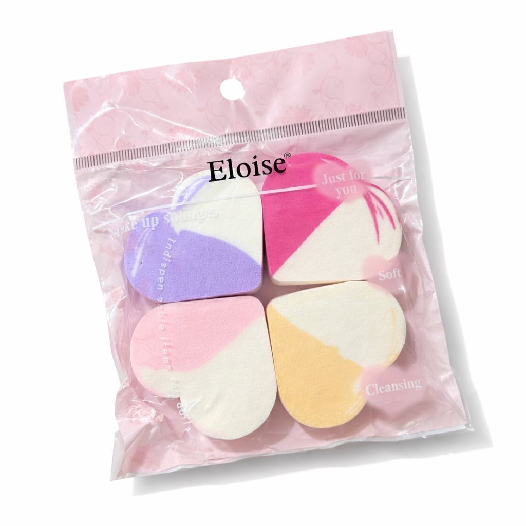 Esponjas para base x4 CORAZON MARMOL ELOISE