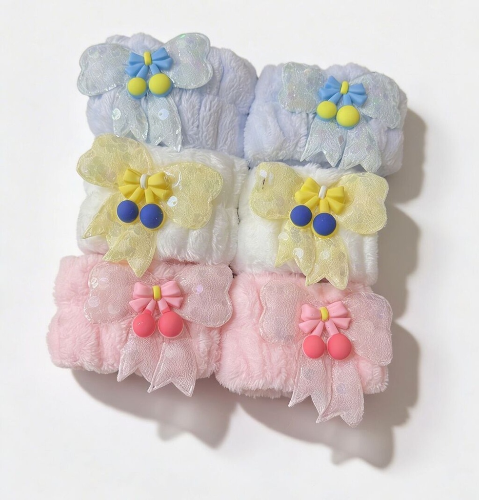 Muñequera por unidad MOÑO CON LENTEJUELAS SWD05 ELOISE