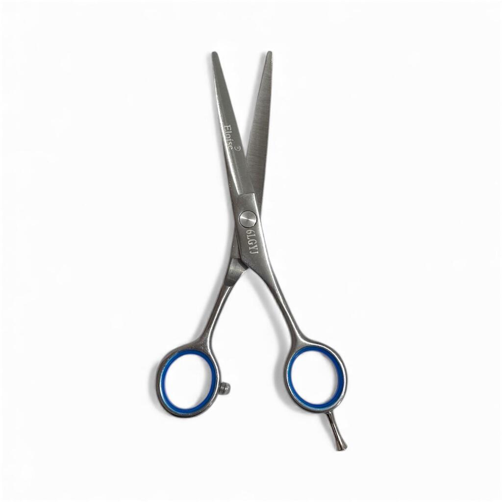[PL-202413-2] Tijera recta PLATEADA MANGO CELESTE ELOISE