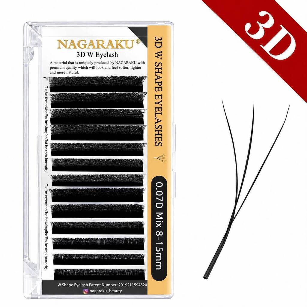 [PL-3D-MIX] Pestañas NAGARAKU 0.07 D Mix 8-15mm
