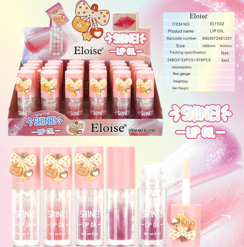 Lip oil glitter SHINE ELOISE