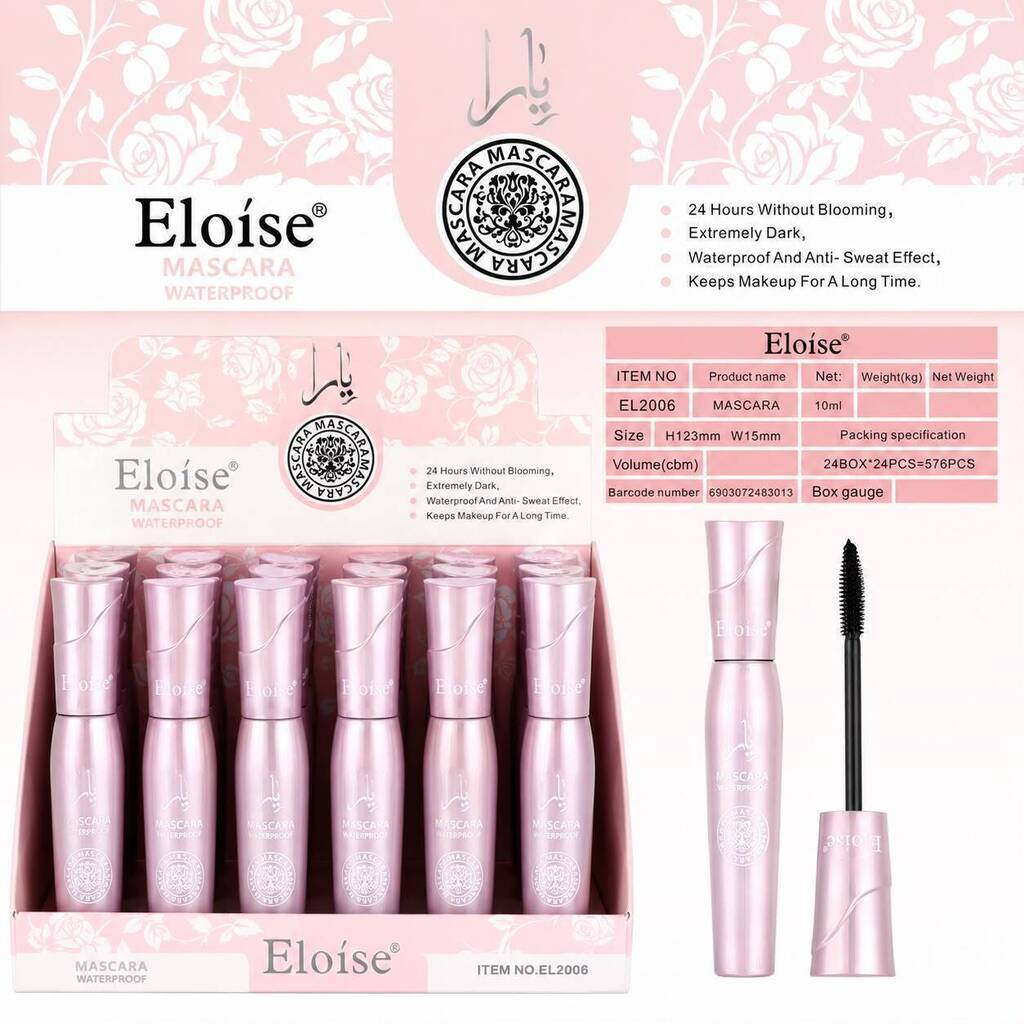 Mascara de pestañas EMPAQUE ROSA ELOISE
