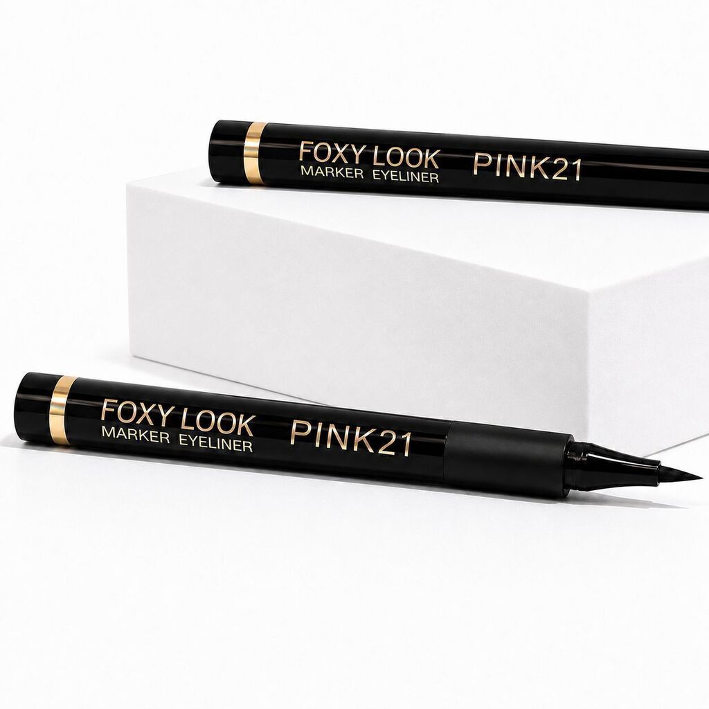 Delineador de ojos en fibra FOXY LOOK PINK 21