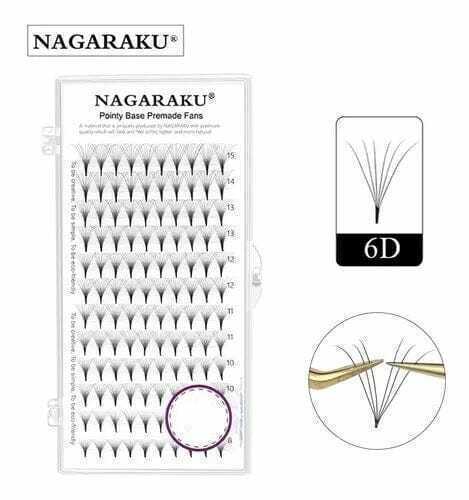 [PL-6DDM] Pestañas NAGARAKU CAJA BLANCA 6D 0.07D