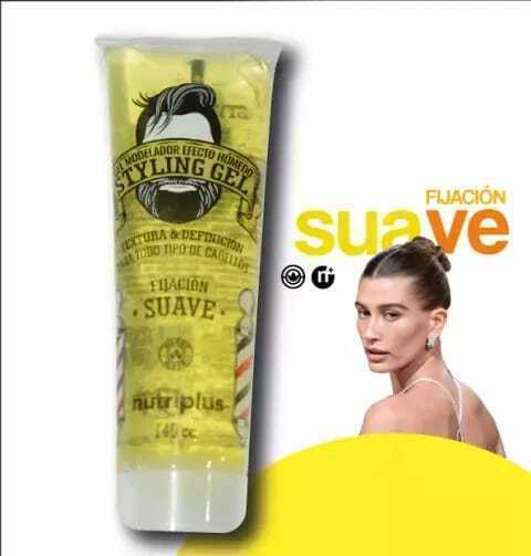 Gel modelador efecto humedo FIJACION SUAVE 140cc NUTRIPLUS