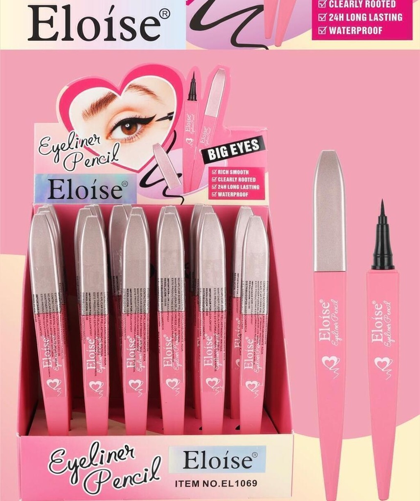 Delineador en fibra EMPAQUE ROSA ELOISE